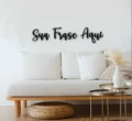 frase personalizada palavras em mdf para parede